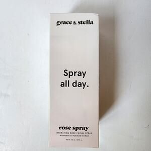 Grace & Stella Spray All Day Hydrating Rose Facial Spray 8.11 oz New Sealed